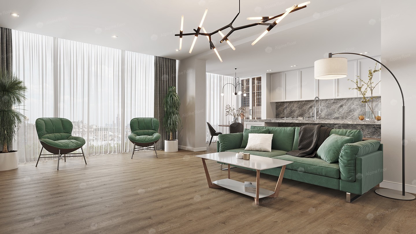 Alpine Floor SOLO SPC ламинат Ларгетто ECO 14-3 MC