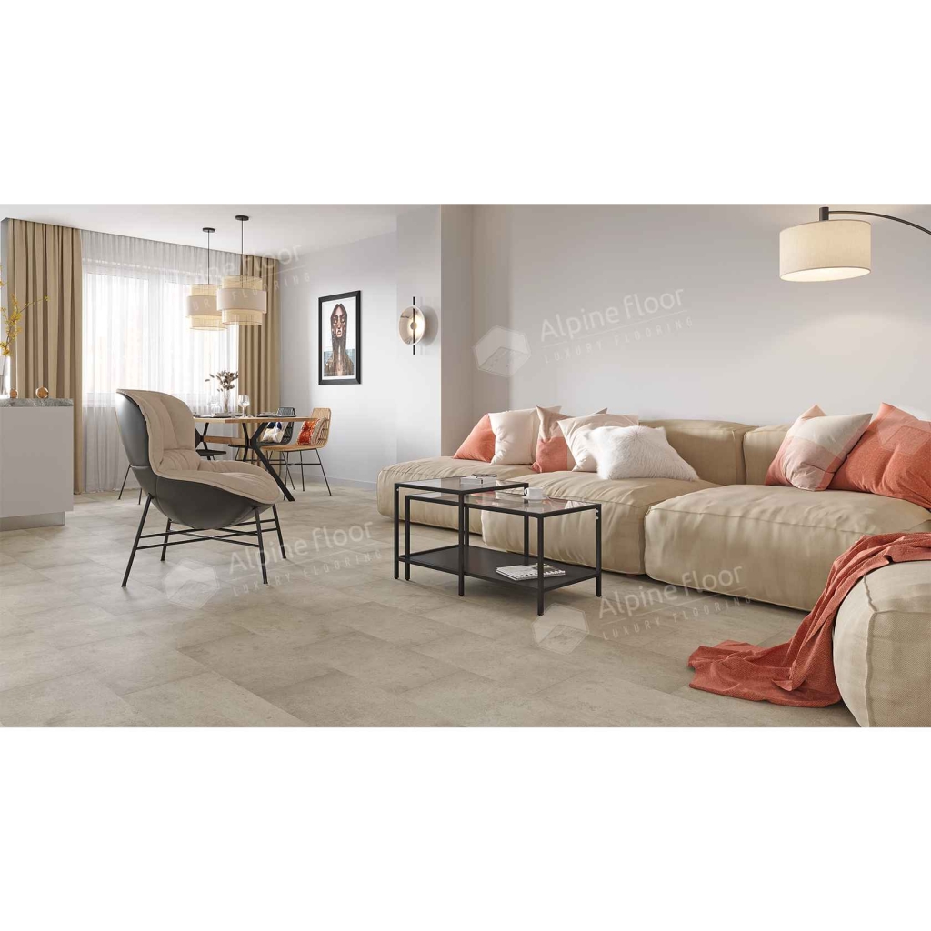 Alpine Floor LIGHT STONE LVT плитка Зион ECO-15-14