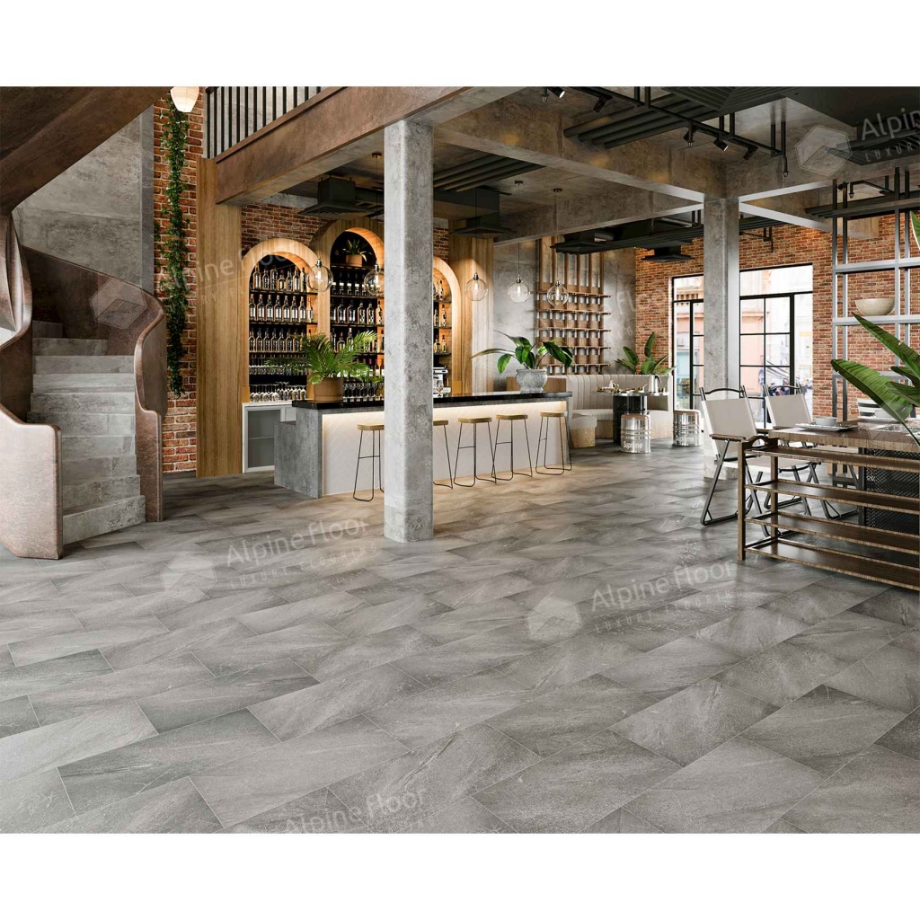 Alpine Floor LIGHT STONE LVT плитка Авенгтон ECO-15-18