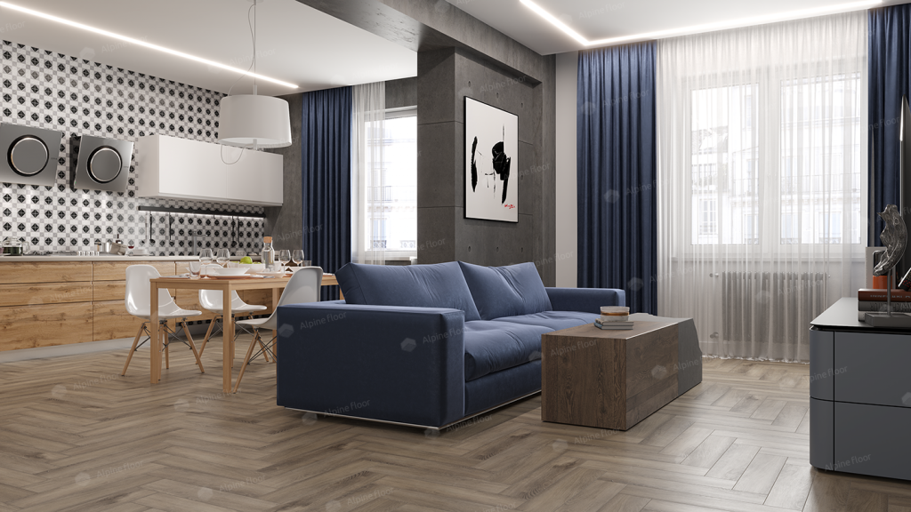 Alpine Floor PARQUET LVT плитка Дуб Исида ECO 16-15