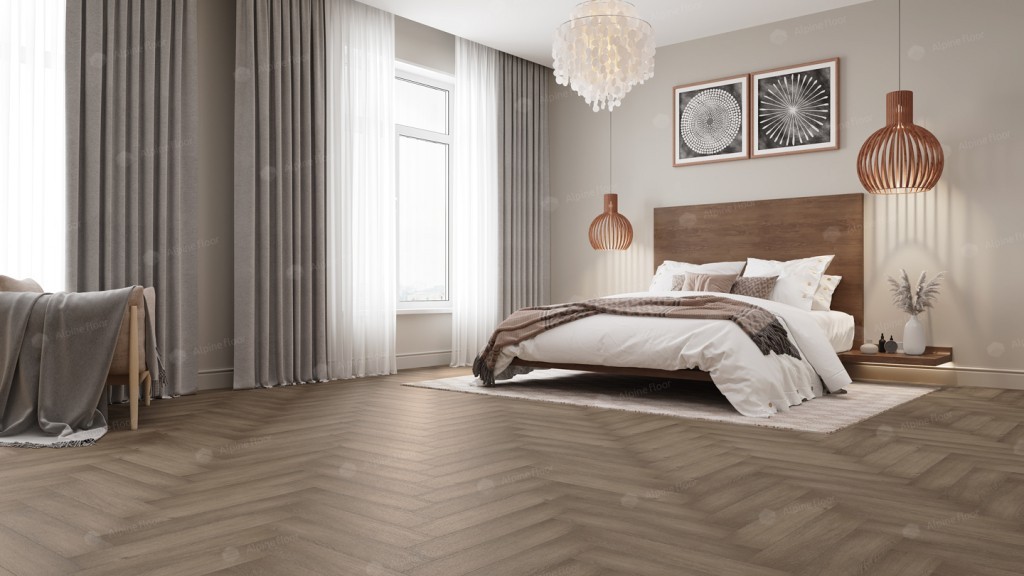 Alpine Floor PARQUET LVT плитка Дуб Насыщенный ECO 16-7