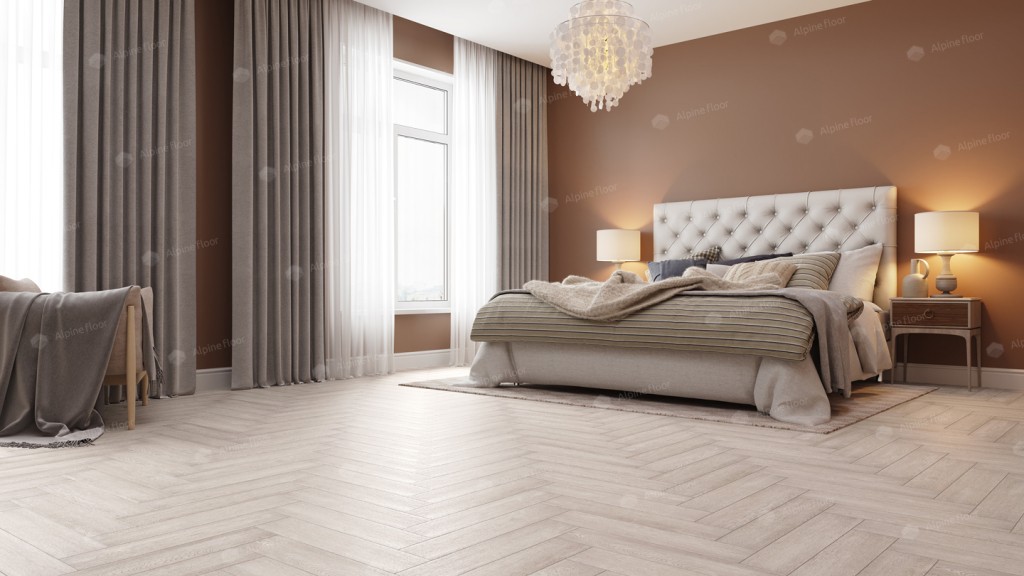 Alpine Floor PARQUET LVT плитка Голубой Лес ECO 16-9