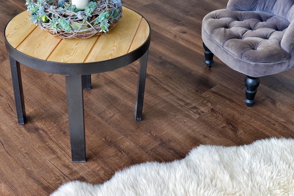Alpine Floor REAL WOOD SPC ламинат Дуб Мокка ECO 2-2 MC