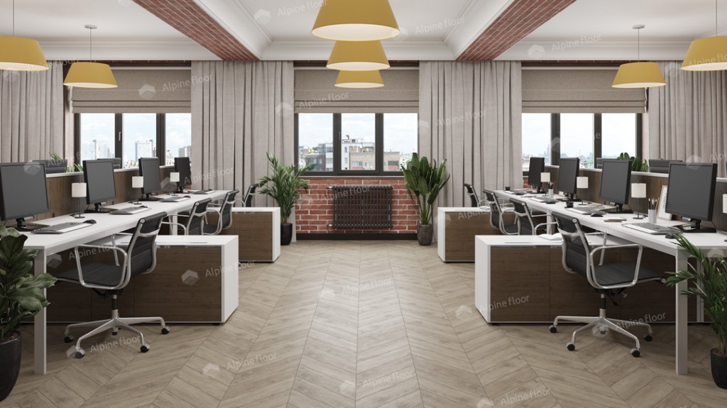 Alpine Floor CHEVRON ALPINE LVT плитка Карите Chevron ECO 20-11