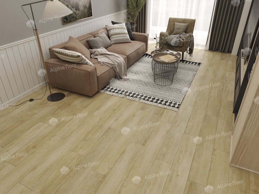 Alpine Floor EASY LINE LVT плитка Дуб Старинный ECO 3-33