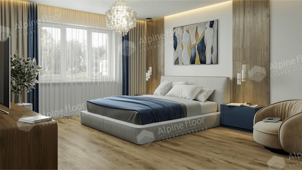 Alpine Floor Liberty Loose Lay LVT плитка Дуб Натуральный Отбеленный ECO 23-3