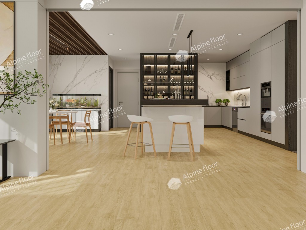 Alpine Floor ULTRA LVT плитка Дуб Кремовый ECO 5-23