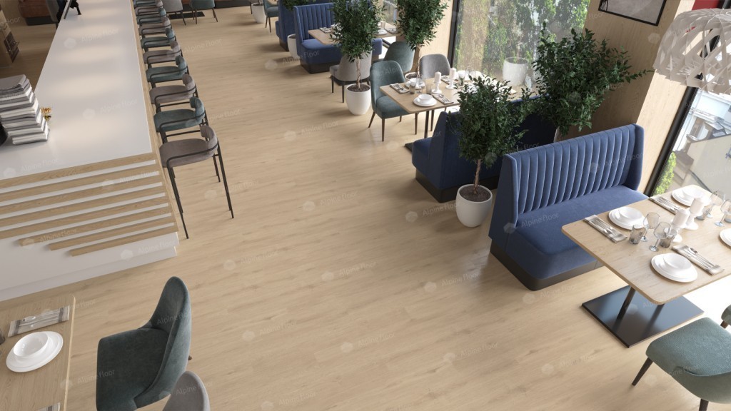 Alpine Floor ULTRA LVT плитка Дуб Ваниль ECO 5-4
