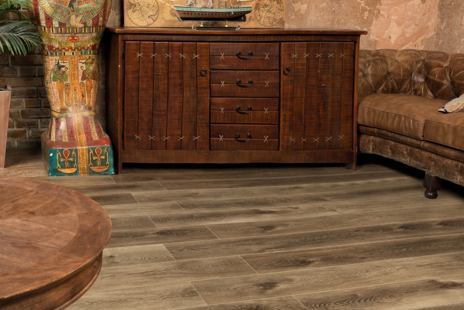 Alpine Floor PREMIUM XL SPC ламинат Дуб Коричневый ECO 7-9 MC