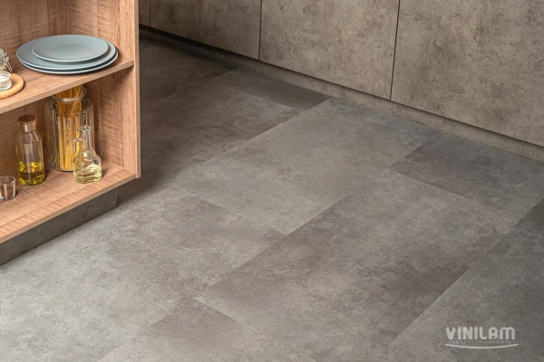 Vinilam CERAMO Stone 71610-CS Цемент Стальной