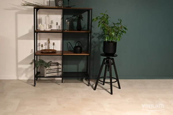 Vinilam CERAMO Stone 71615-CS Бетон Белый