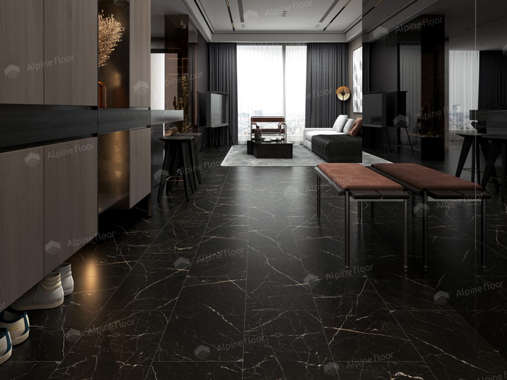 Alpine Floor STONE MINERAL CORE SPC ламинат Неро ECO 4-27 MC
