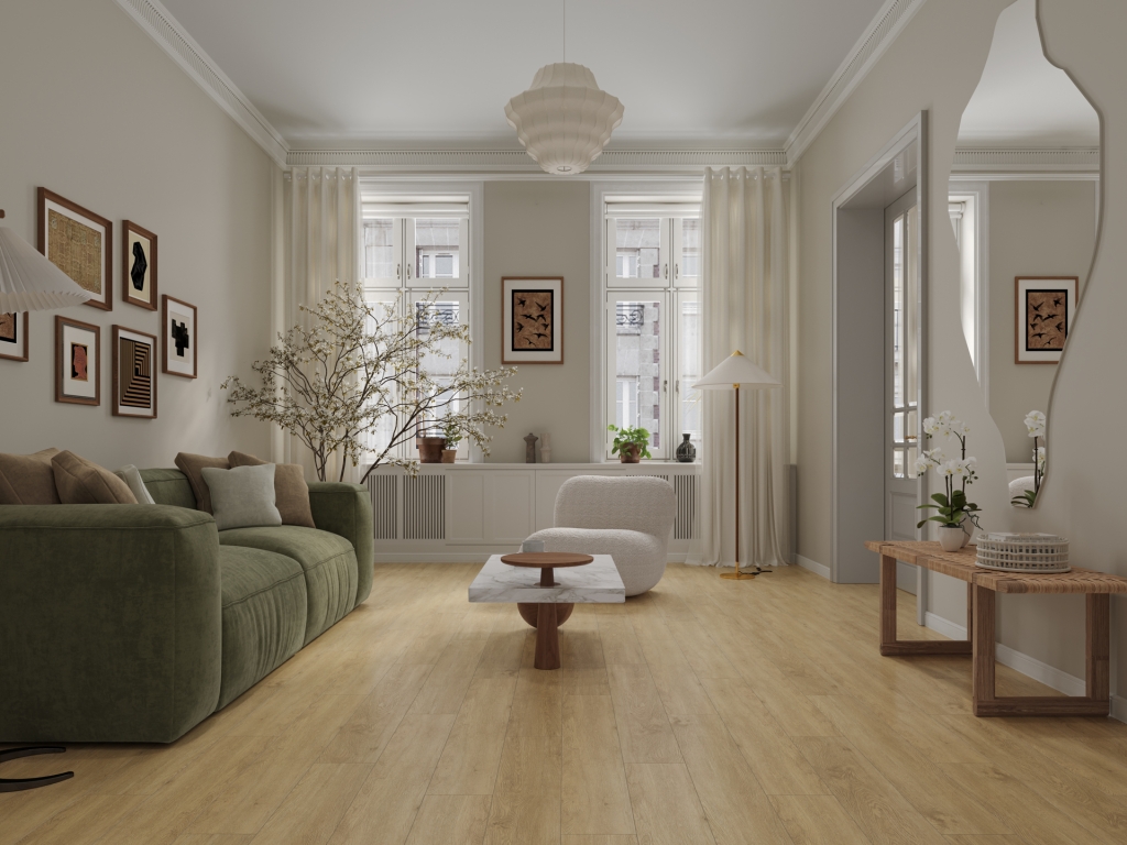 Alpine Floor GRAND SEQUOIA 5 MM SPC ламинат МИНДАЛЬ ECO 11-608 MC