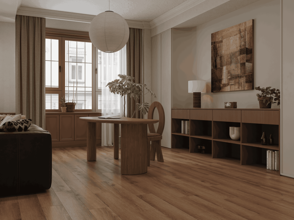 Alpine Floor TITAN 6 SPC ламинат Азурит ЕСО 28-9