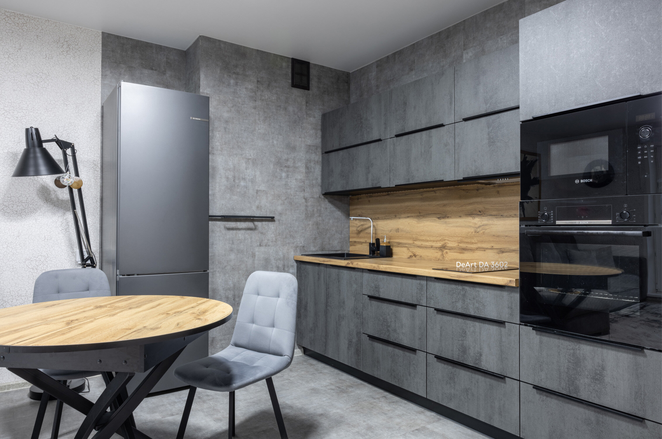 DeART STRONG LVT плитка Серый DA 3602