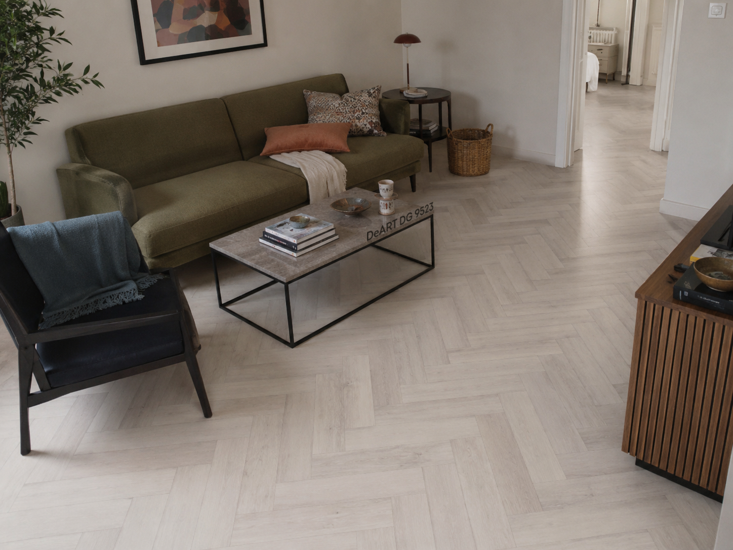 DeART GRAND LVT плитка Серый DG 9523