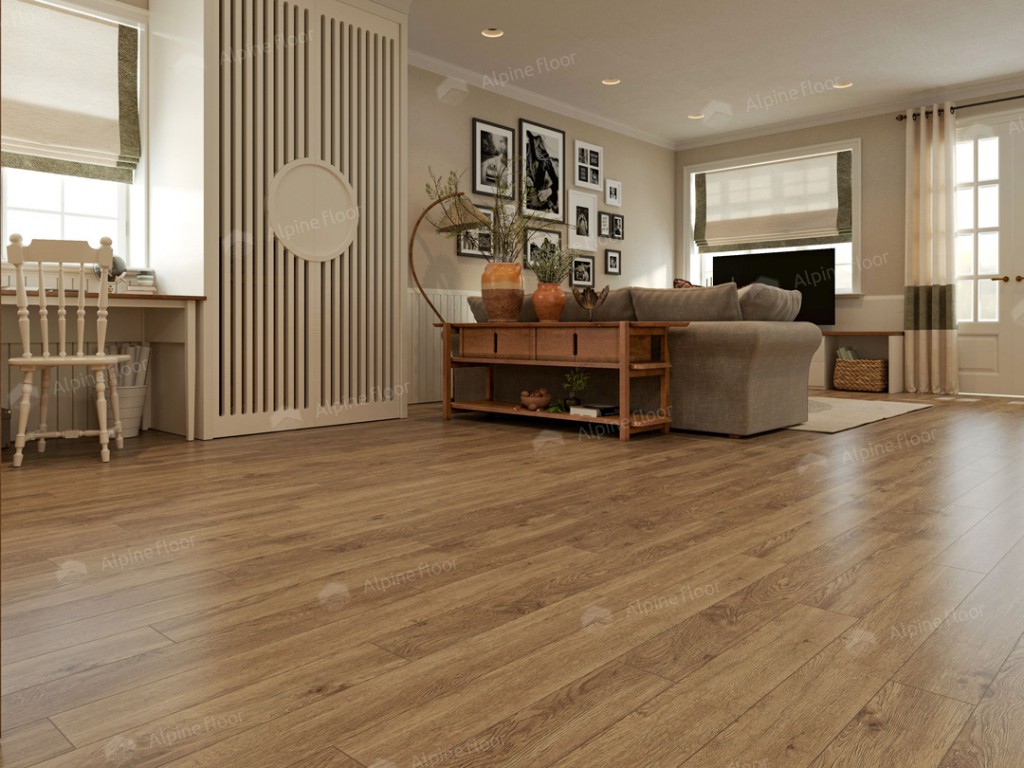 Alpine Floor GRAND SEQUOIA VILLAGE SPC ламинат Village Макадамия ECO 11-1007 MC