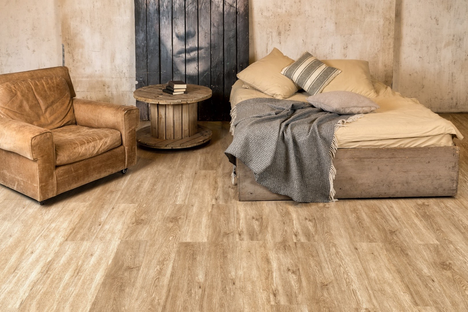 Alpine Floor GRAND SEQUOIA SPC ламинат Миндаль ECO 11-6 MC