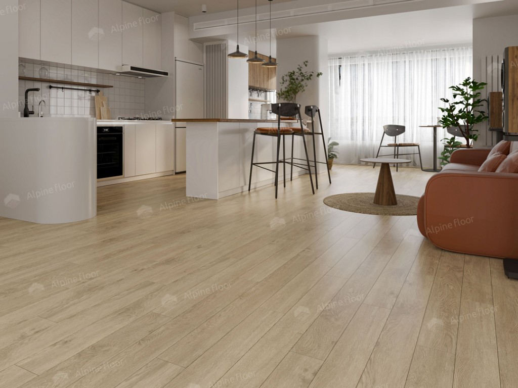 Alpine Floor GRAND SEQUOIA VILLAGE SPC ламинат Village Миндаль ECO 11-607 MC