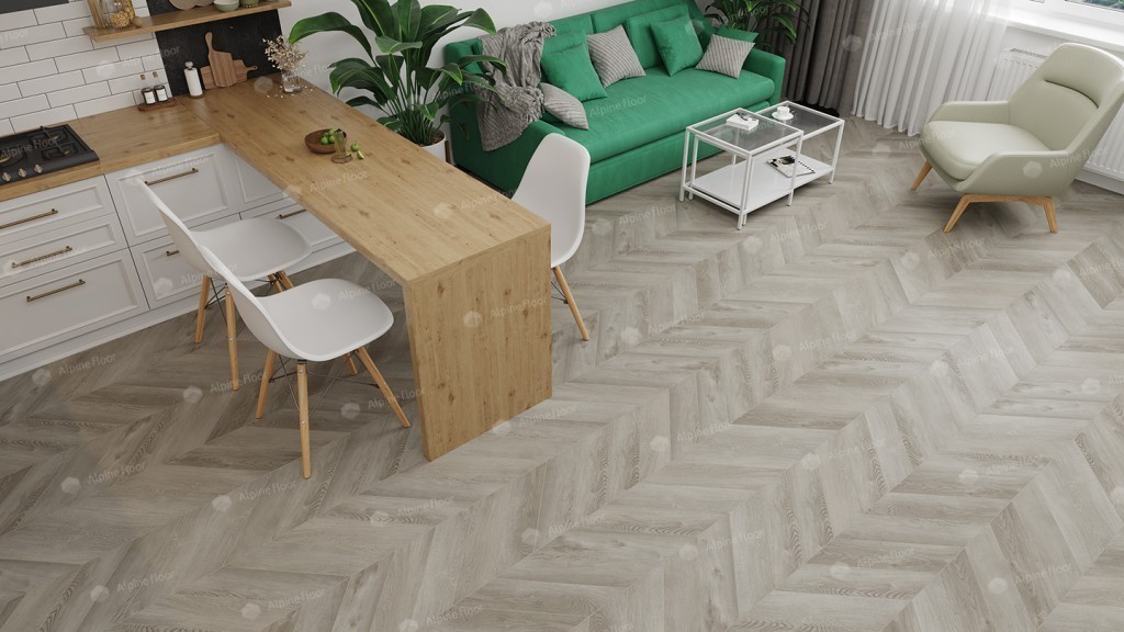 Alpine Floor Chevron Alpine SPC ламинат ДУБ ФАНТАЗИЯ ECO 18-1 MC