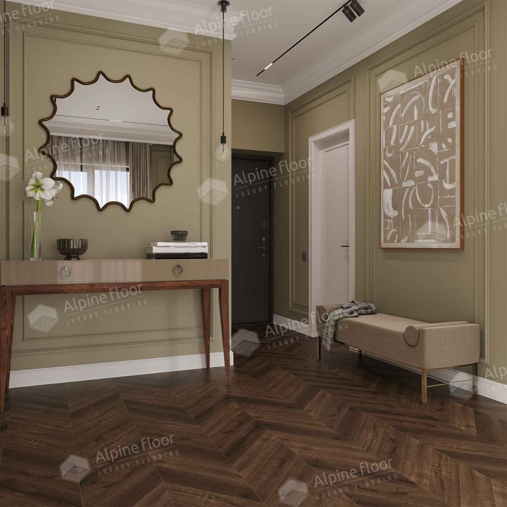 Alpine Floor Chevron Alpine SPC ламинат Дуб Мокка ECO 18-12 MC