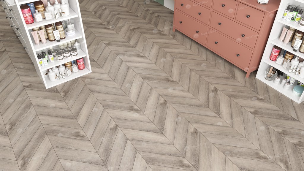 Alpine Floor Chevron Alpine SPC ламинат Дуб Исида ECO 18-8 MC
