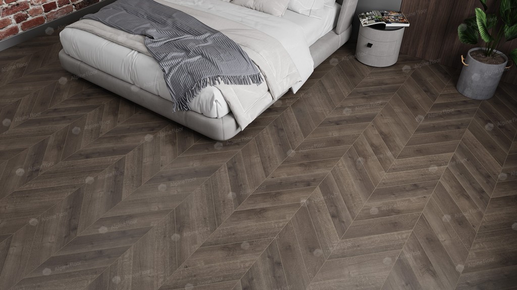 Alpine Floor Chevron Alpine SPC ламинат Дуб Антарес ECO 18-9 MC