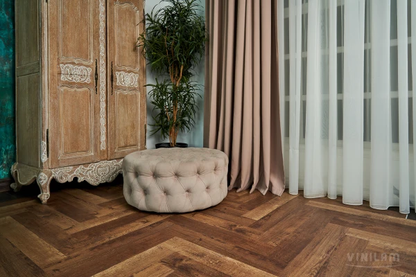 Vinilam Parquet Herringbone Glue GD11177-GL Паркет Версальский Glue