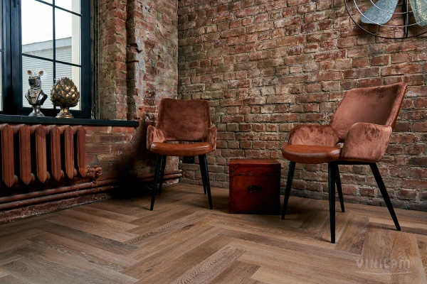Vinilam Parquet Herringbone Glue GD11199-GL Паркет Венецианский Glue