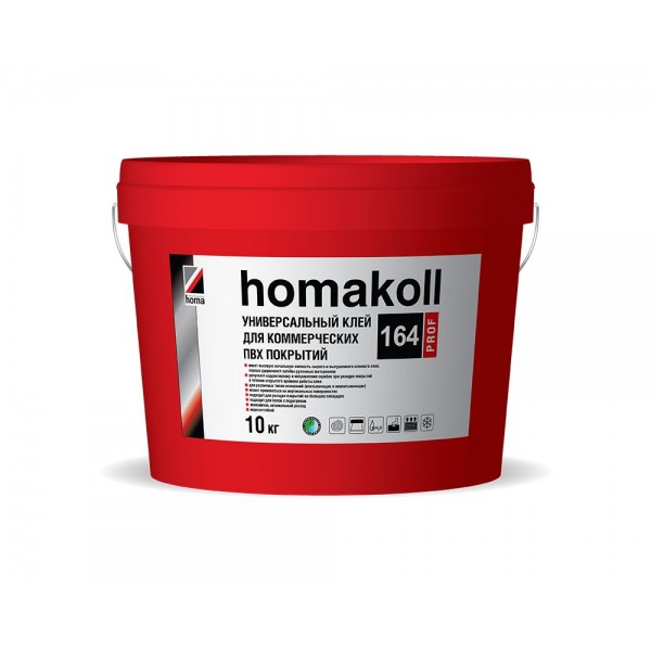 Клей универсальный для ПВХ-плитки Homakoll 164 12 кг
