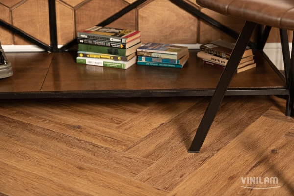 Vinilam Parquet Herringbone IS11210 Паркет Де Вилль