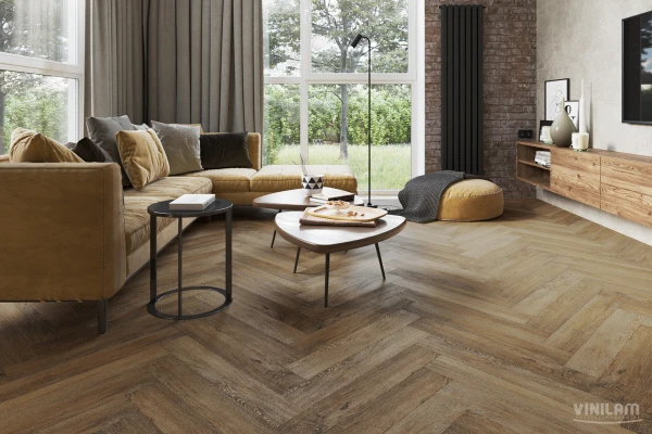Vinilam Parquet Herringbone IS11377 Паркет Тусон