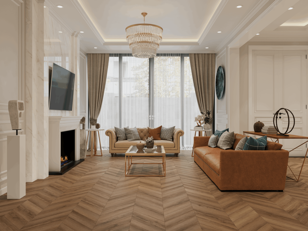Tulesna ART CHEVRON SPC ламинат Вечный Eterno 1011-4