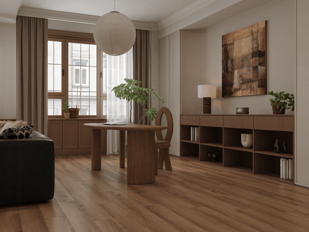 Tulesna OTTIMO LVT плитка Классический дуб Fides 1012-5