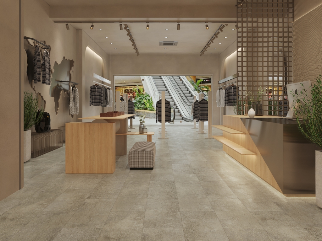 Tulesna STONE SPC ламинат Серый пейзаж Grayscape 1009-5